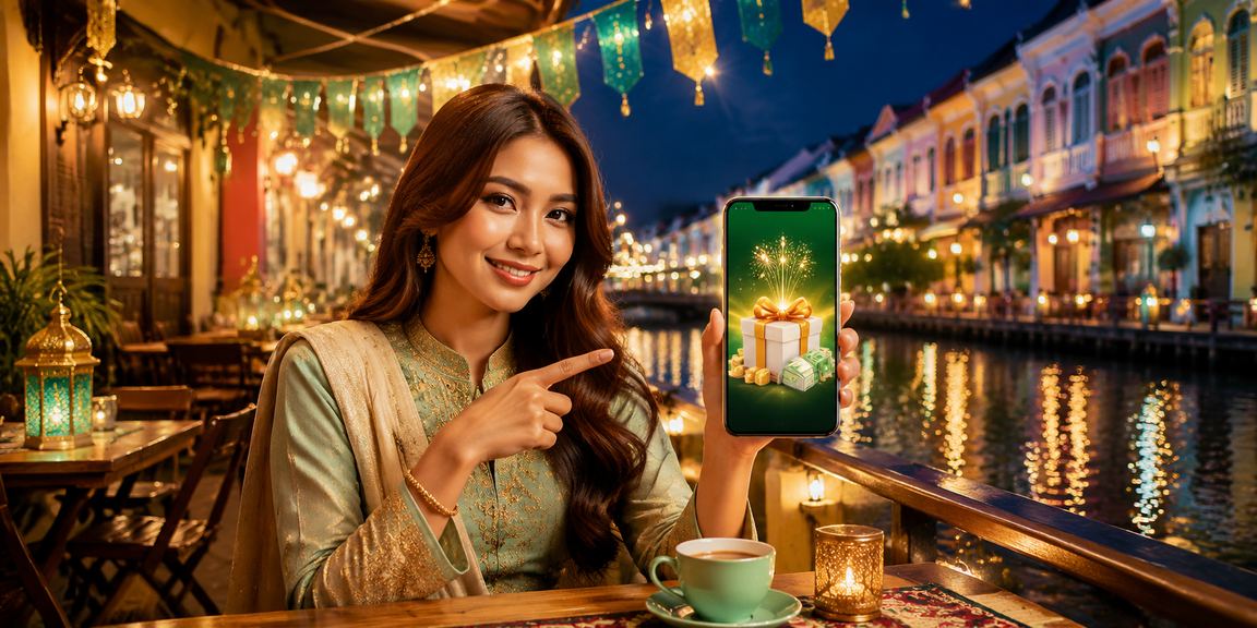 Pengguna Malaysia di Pulau Pinang menikmati bonus cashback semasa musim perayaan Hari Raya